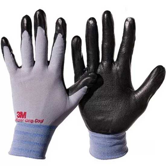 10-pair-3m-comfort-grip-cool-safety-gloves-nbr-foam-coated-summer-gl (10 Pair) 3M Comfort Grip COOL Safety Gloves NBR Foam Coated Summer Gl