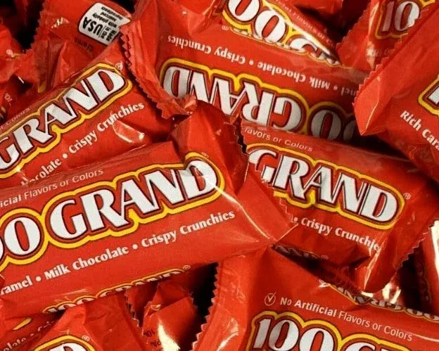 100-grand-fun-size-candy-bars 100 Grand Fun Size Candy Bars