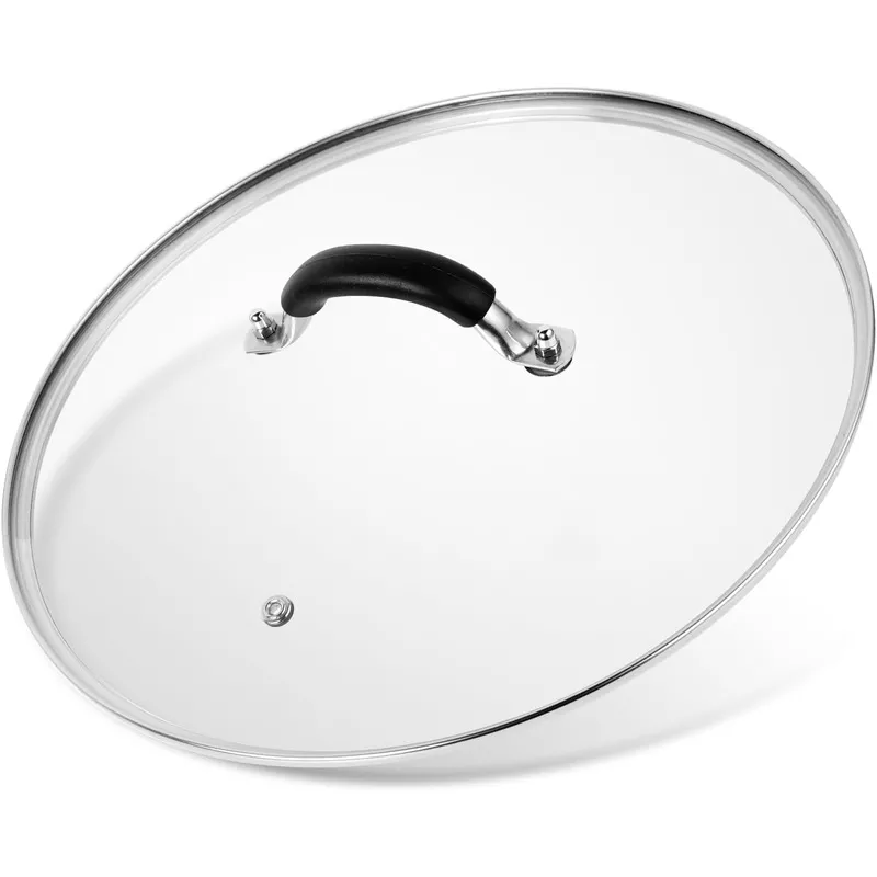 12-inch-pan-lid-glass-lid-with-stainless-steel-handle-frying-pan-pots-12-lid 12 Inch Pan Lid - Glass Lid with Stainless Steel Handle for Frying Pan and Pots (12" Lid)