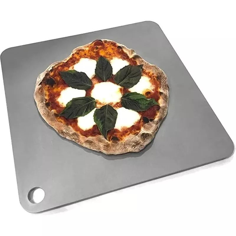 16" by 16" Pizza Steel (1/4" Thickness) - Multipurpose Cooking Steel for Ovens & Grills - Made in the USA