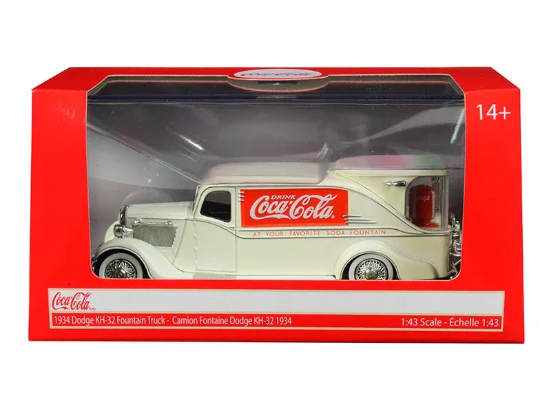 1934-dodge-kh-32-streamline-fountain-truck-coca-cola-cream-1-43-diec 1934 Dodge KH-32 Streamline Fountain Truck "Coca-Cola" Cream 1/43 Diec