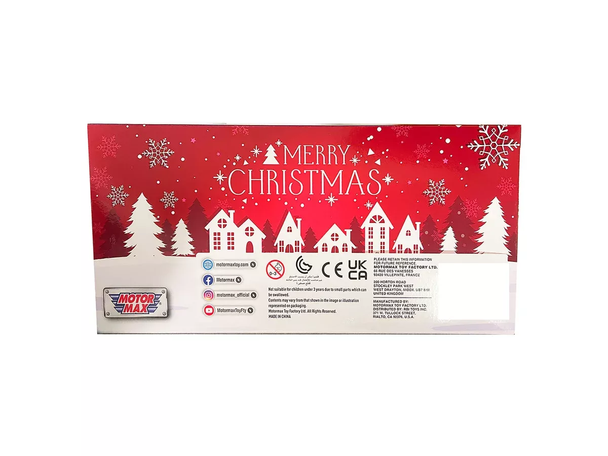 1940-ford-pickup-truck-red-merry-christmas-with-tree-accessory-1-24 1940 Ford Pickup Truck Red "Merry Christmas" with Tree Accessory 1/24