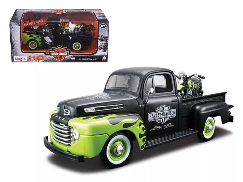 1948-ford-f-1-pickup-truck-harley-davidson-with-1948-harley-davidson 1948 Ford F-1 Pickup Truck "Harley Davidson" with 1948 Harley Davidson