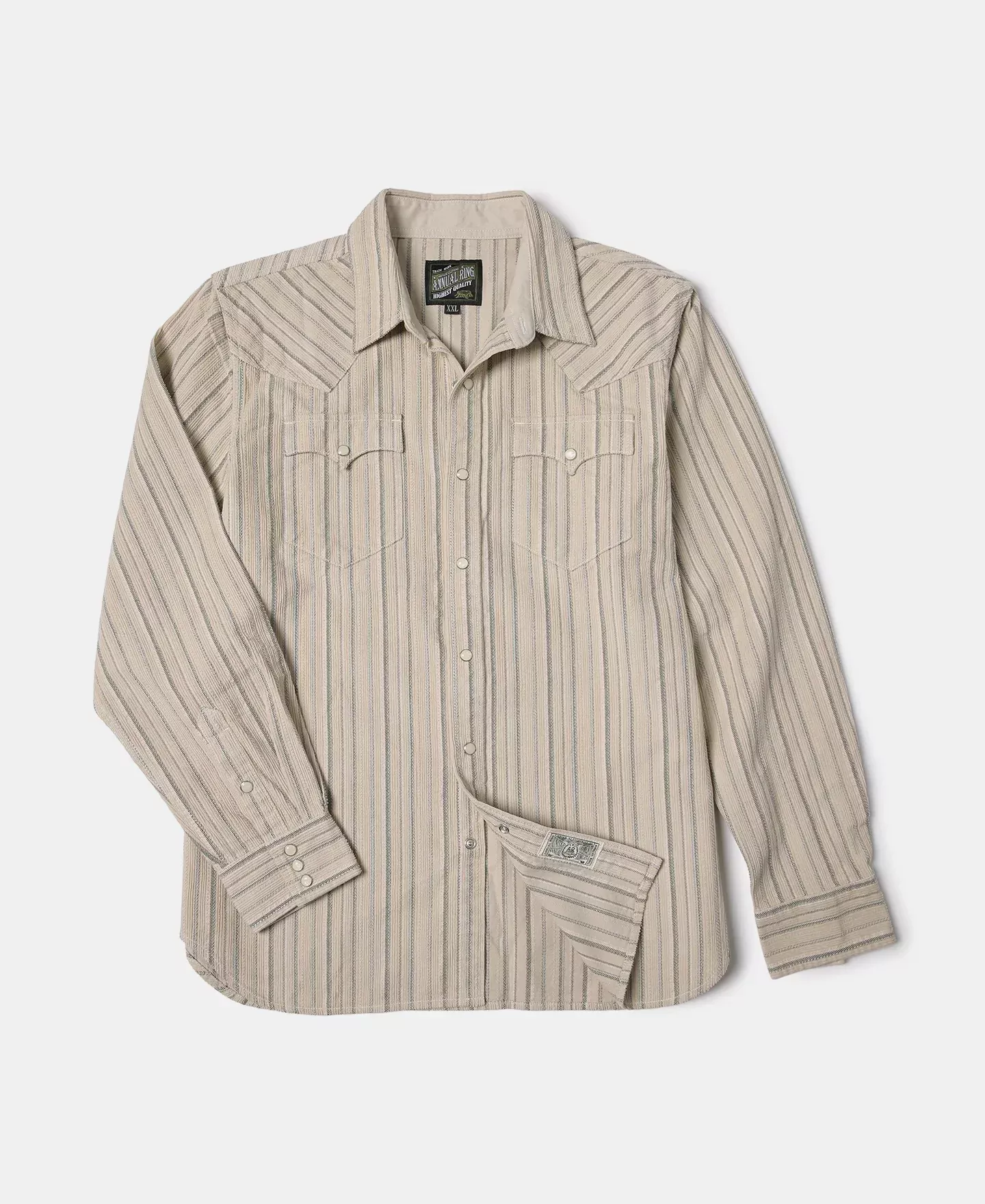 1950s-8-oz-striped-corduroy-western-shirt 1950s 8 oz Striped Corduroy Western Shirt