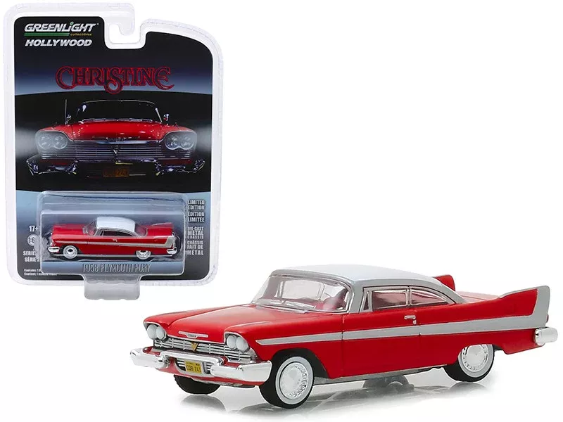 1958-plymouth-fury-red-with-white-top-christine-1983-movie-hollyw 1958 Plymouth Fury Red with White Top "Christine" (1983) Movie "Hollyw