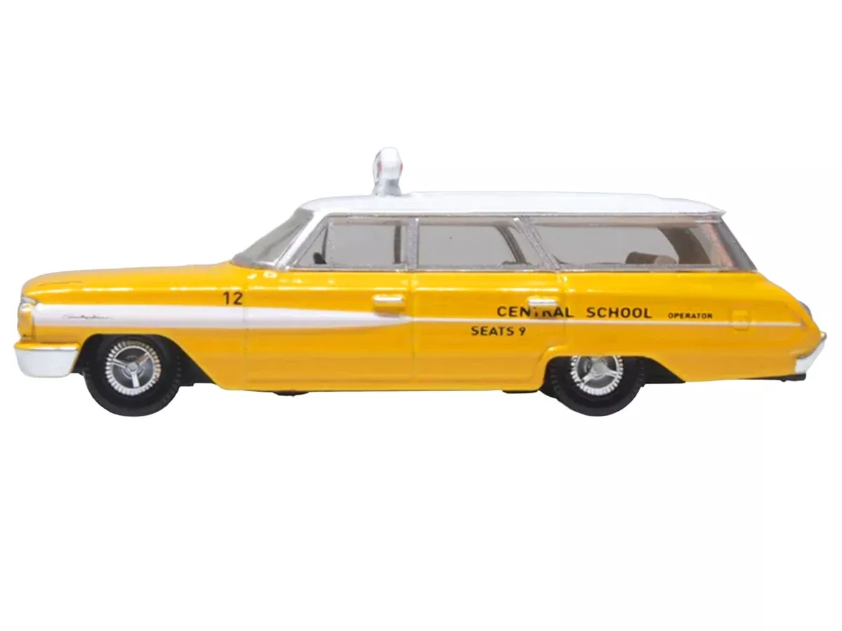 1964-ford-country-station-wagon-central-school-bus-yellow-with-white 1964 Ford Country Station Wagon "Central School Bus" Yellow with White