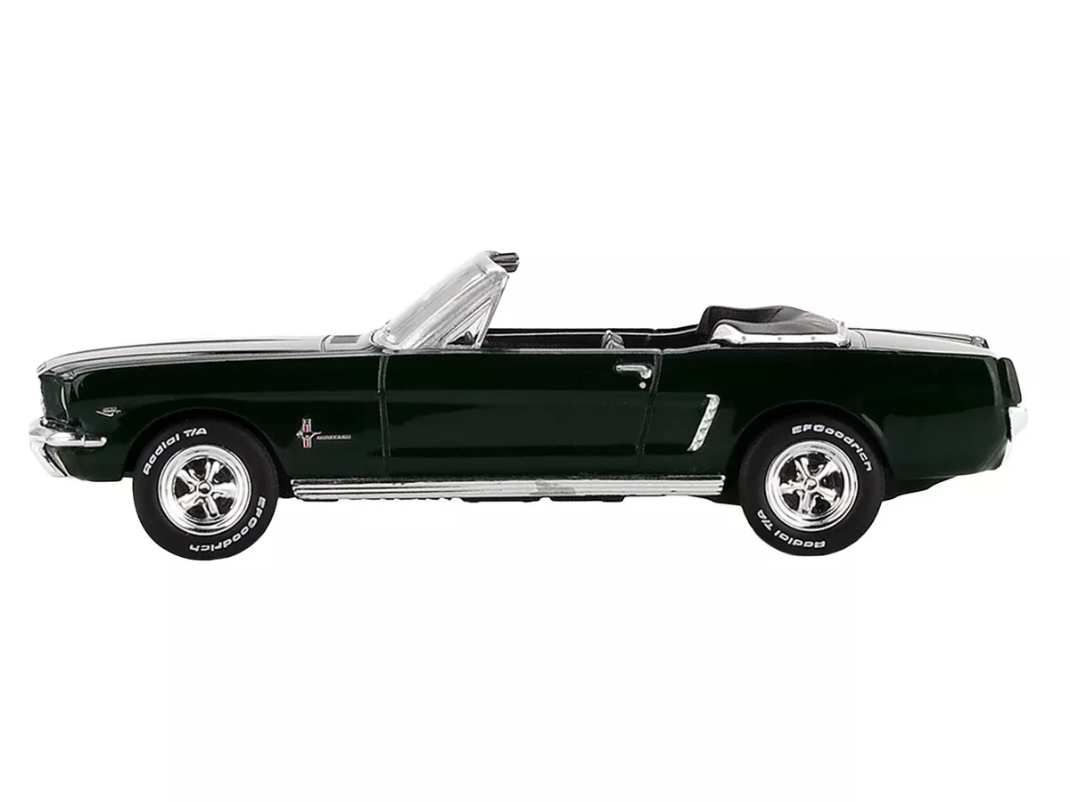 1964-ford-mustang-convertible-highland-green-limited-edition-1-64-diec 1964 Ford Mustang Convertible Highland Green Limited Edition 1/64 Diec
