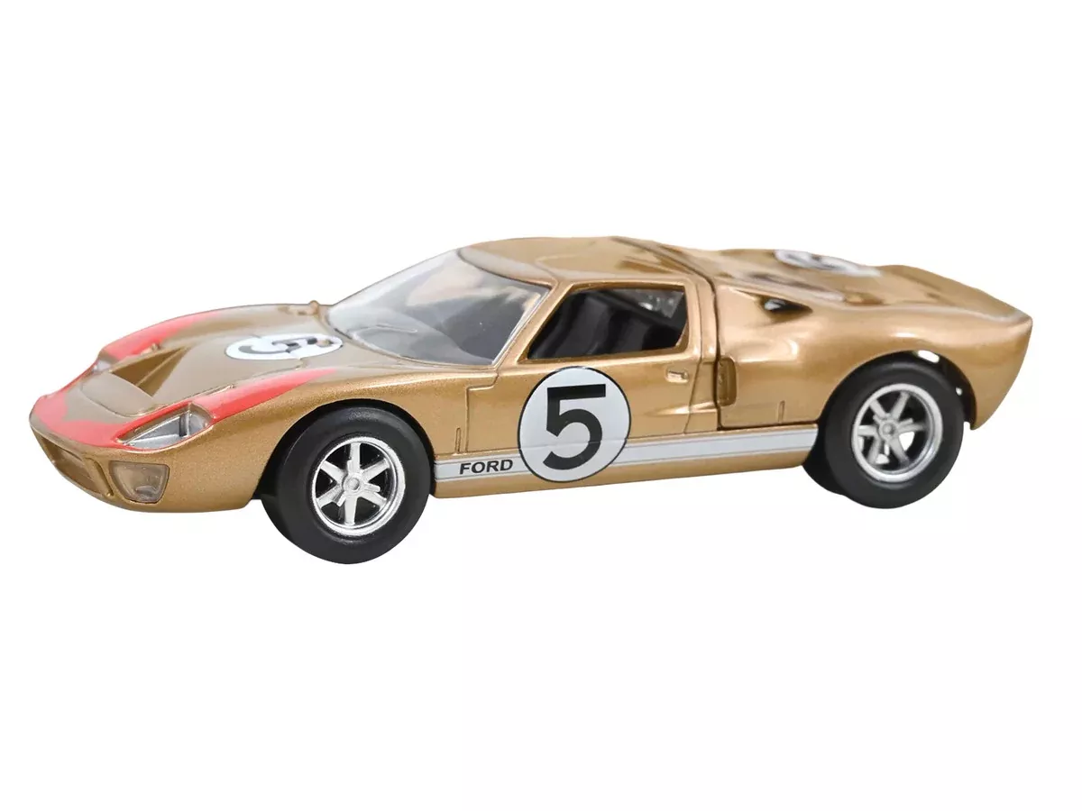 1966-ford-gt40-mkii-5-kandy-gold-metallic-with-white-stripes-red 1966 Ford GT40 MKII #5 Kandy Gold Metallic with White Stripes and Red