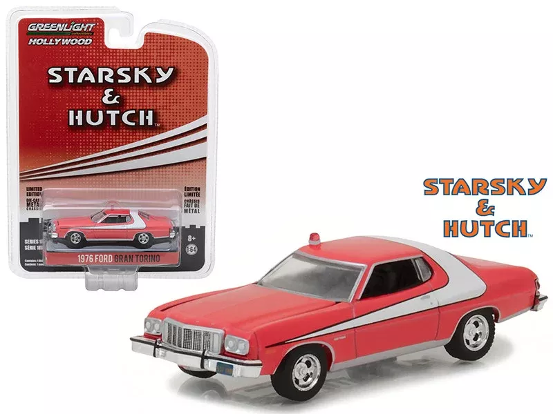 1976-ford-gran-torino-red-with-white-stripe-starsky-hutch-1975 1976 Ford Gran Torino Red with White Stripe "Starsky and Hutch" (1975-