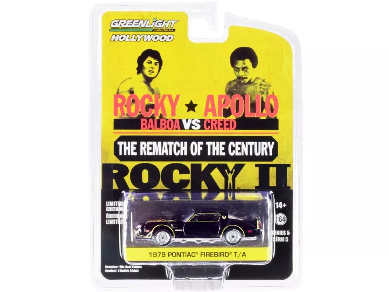 1979 Pontiac Firebird Trans Am T/A Black with Hood Bird "Rocky II" (19