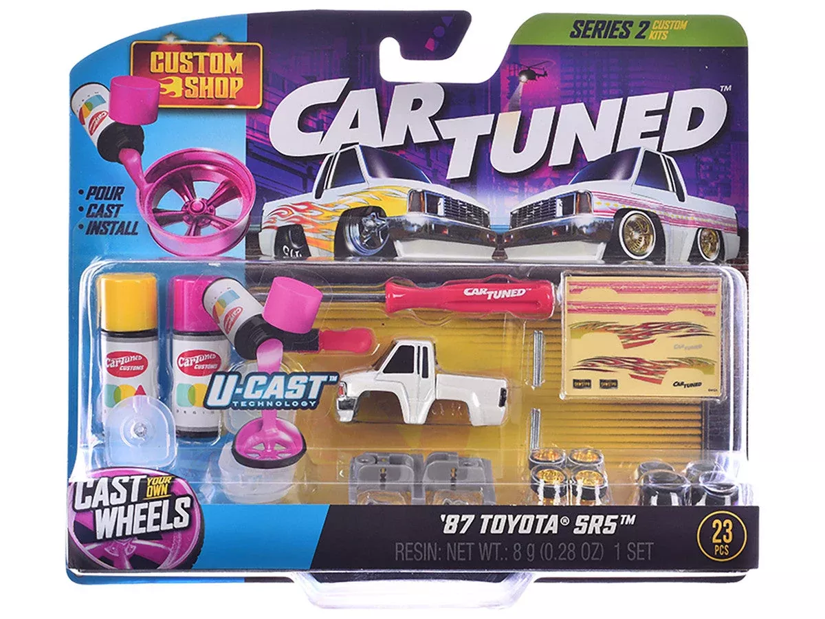 1987-toyota-sr5-pickup-truck-white-1993-toyota-supra-blue-custom 1987 Toyota SR5 Pickup Truck White and 1993 Toyota Supra Blue "Custom