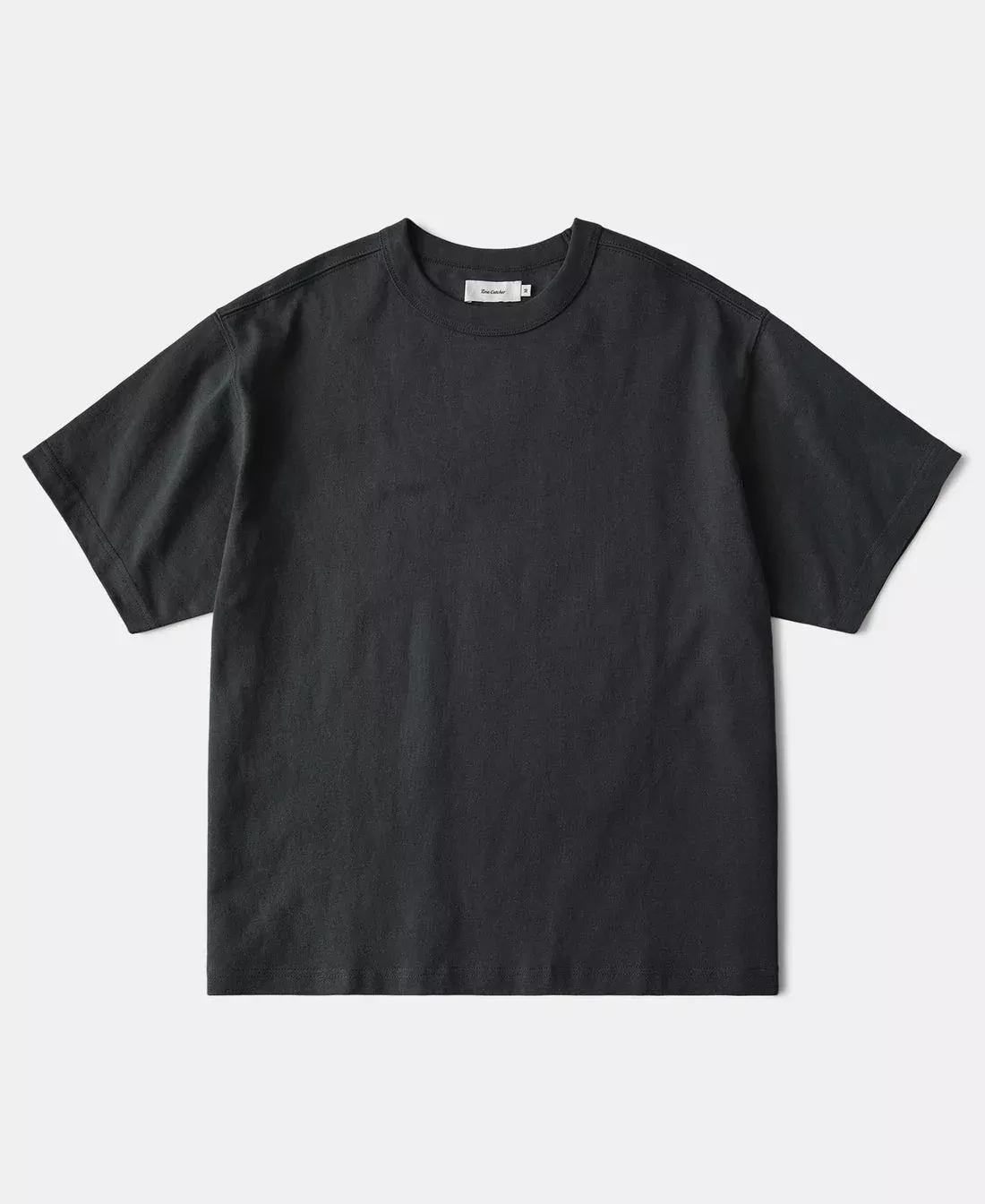 1990s-heavyweight-cotton-jersey-boxy-t-shirt-vintage-black 1990s Heavyweight Cotton Jersey Boxy T-Shirt - Vintage Black