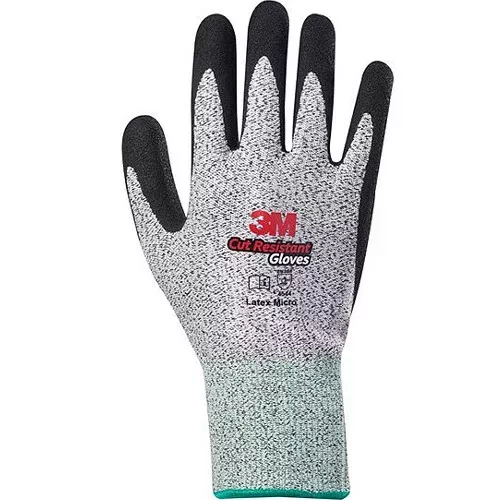2-pair-3m-cut-resistant-level-5-latex-safety-gloves-glass-fiber-late (2 Pair) 3M Cut Resistant Level-5 LATEX Safety Gloves Glass Fiber Late