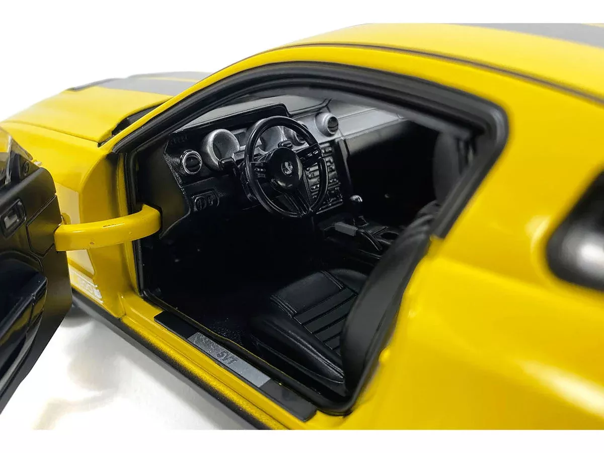 2007 Ford Shelby GT500 Yellow with Silver Stripes "Shelby Collectibles