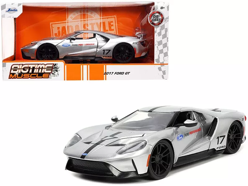2017-ford-gt-17-silver-metallic-with-black-stripes-ford-performance 2017 Ford GT #17 Silver Metallic with Black Stripes "Ford Performance"