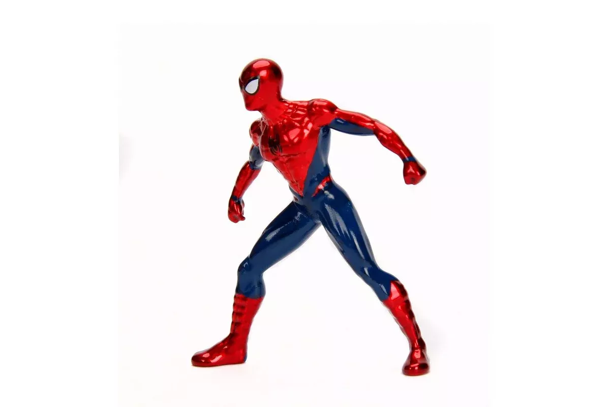 2017-ford-gt-with-spider-man-diecast-figurine-marvel-series-1-24-die 2017 Ford GT with Spider Man Diecast Figurine "Marvel" Series 1/24 Die