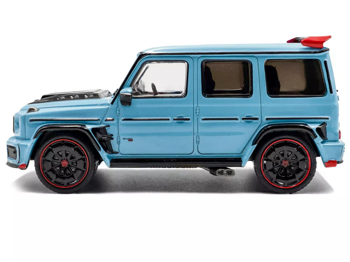 2021-brabus-rocket-900-china-blue-with-black-hood-1-43-diecast-model-c 2021 Brabus Rocket 900 China Blue with Black Hood 1/43 Diecast Model C