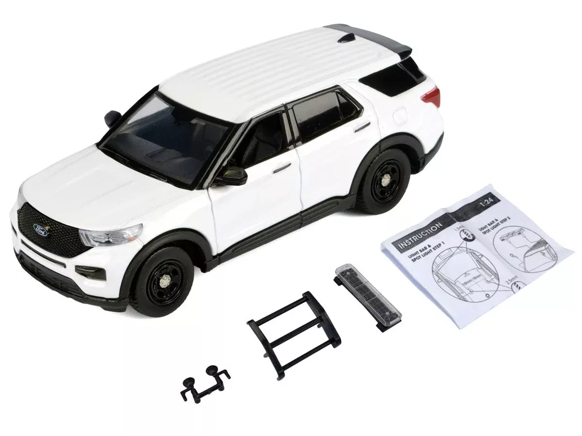 2022-ford-police-interceptor-utility-unmarked-white-builder-s-kit-l 2022 Ford Police Interceptor Utility Unmarked White "Builder's Kit" "L