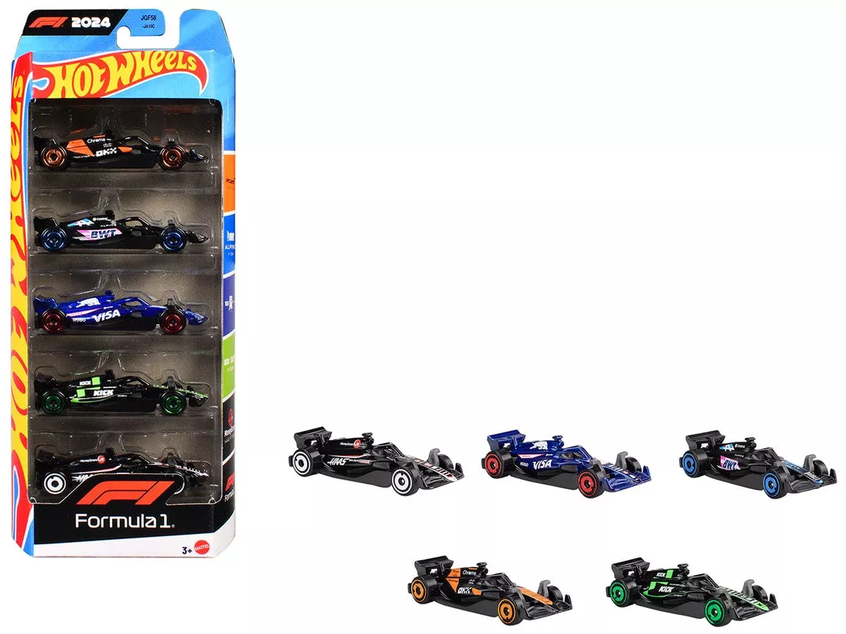 2024 Formula 1 World Championship 5 piece Set Diecast Model Cars by Ho