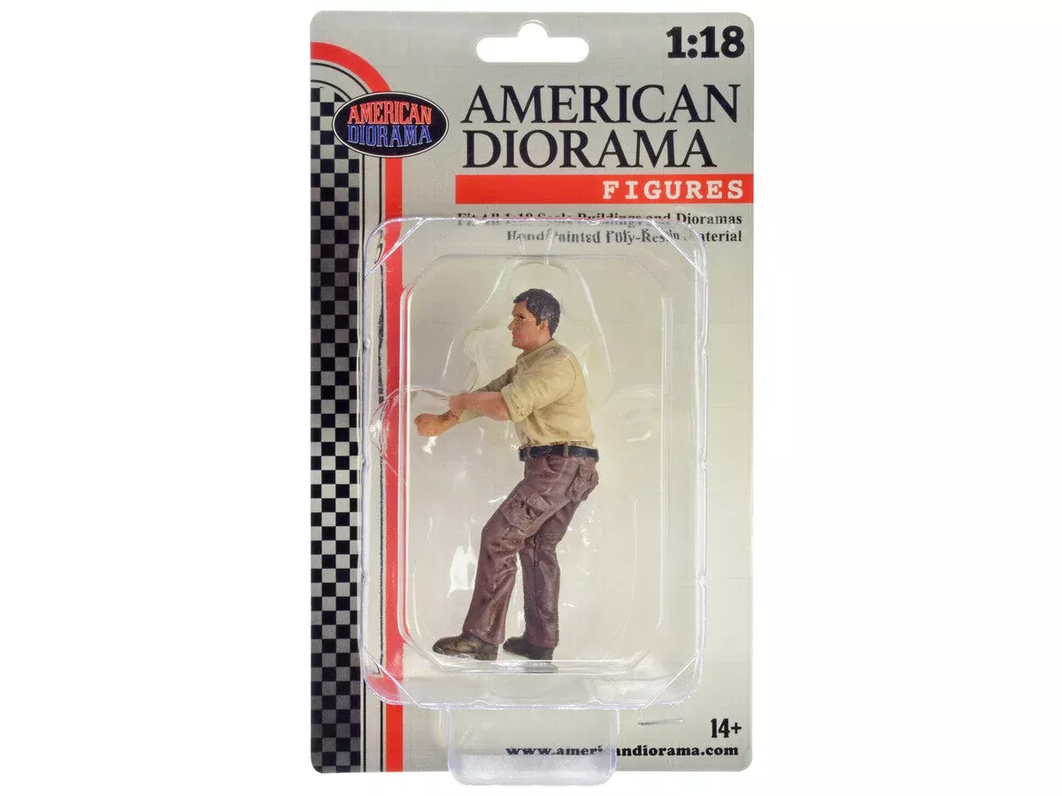 4x4-mechanic-figure-3-1-18-scale-models-by-american-diorama "4X4 Mechanic" Figure 3 for 1/18 Scale Models by American Diorama