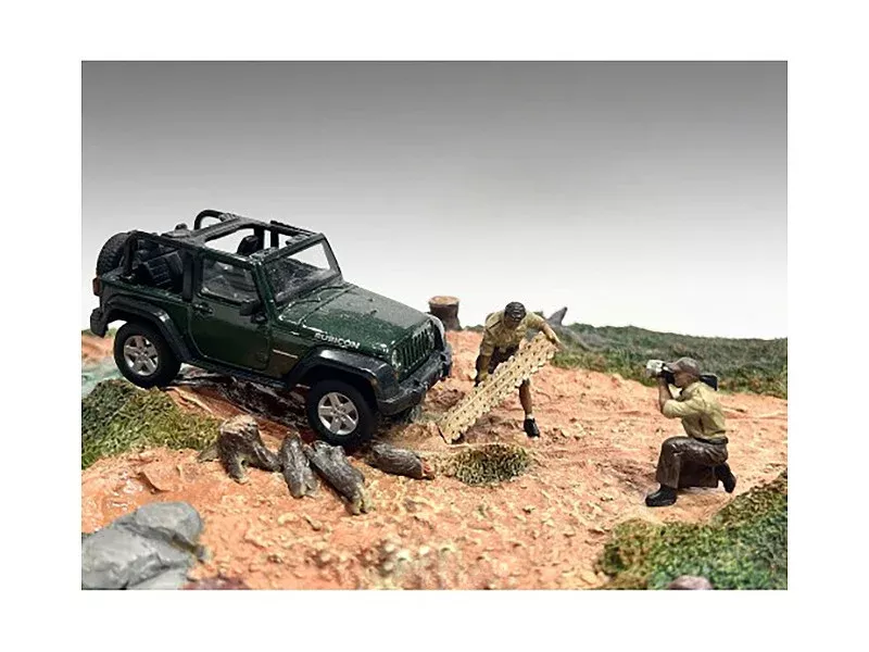 4x4-mechanics-2-piece-diecast-figure-set-4-1-43-scale-models-by "4X4 Mechanics" 2 Piece Diecast Figure Set 4 for 1/43 Scale Models by