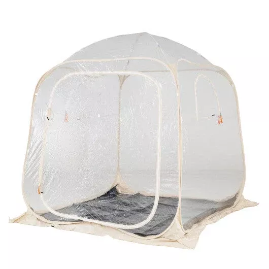 7-x-7-ft-pop-up-sports-tent-clear-bubble-tent-all-weather-waterproof-p 7 x 7 FT Pop Up Sports Tent Clear Bubble Tent All-Weather Waterproof P