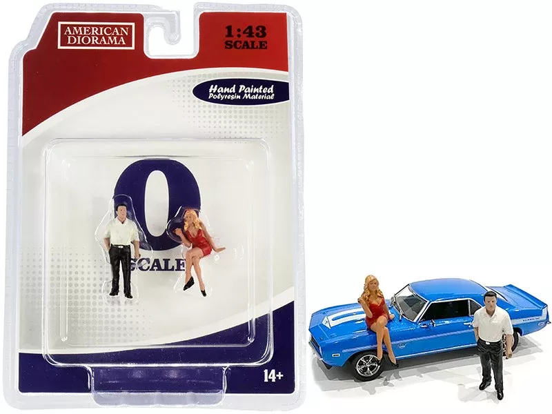 70s-style-two-figurines-set-ii-1-43-scale-models-by-american-diora 70s Style Two Figurines Set II for 1/43 Scale Models by American Diora
