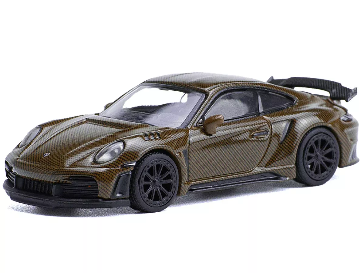 992-stinger-gtr-brown-carbon-1-64-diecast-model-car-by-pop-race 992 Stinger GTR Brown Carbon 1/64 Diecast Model Car by Pop Race