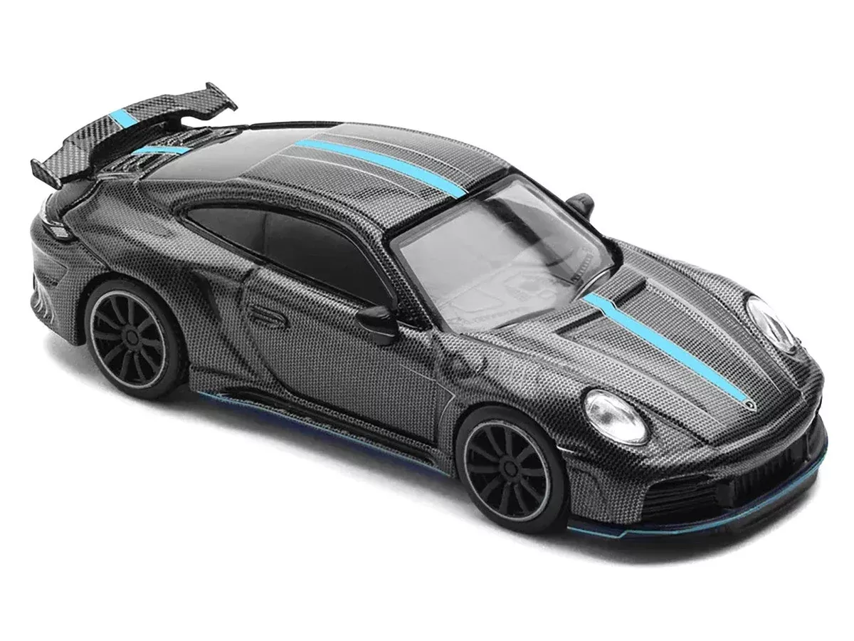 992-stinger-gtr-carbon-edition-with-blue-stripe-1-64-diecast-model-car 992 Stinger GTR Carbon Edition with Blue Stripe 1/64 Diecast Model Car