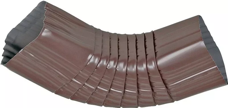 amerimax-2526519hpc-gutter-side-elbow-aluminum-brown Amerimax 2526519HPC Gutter Side Elbow, Aluminum, Brown
