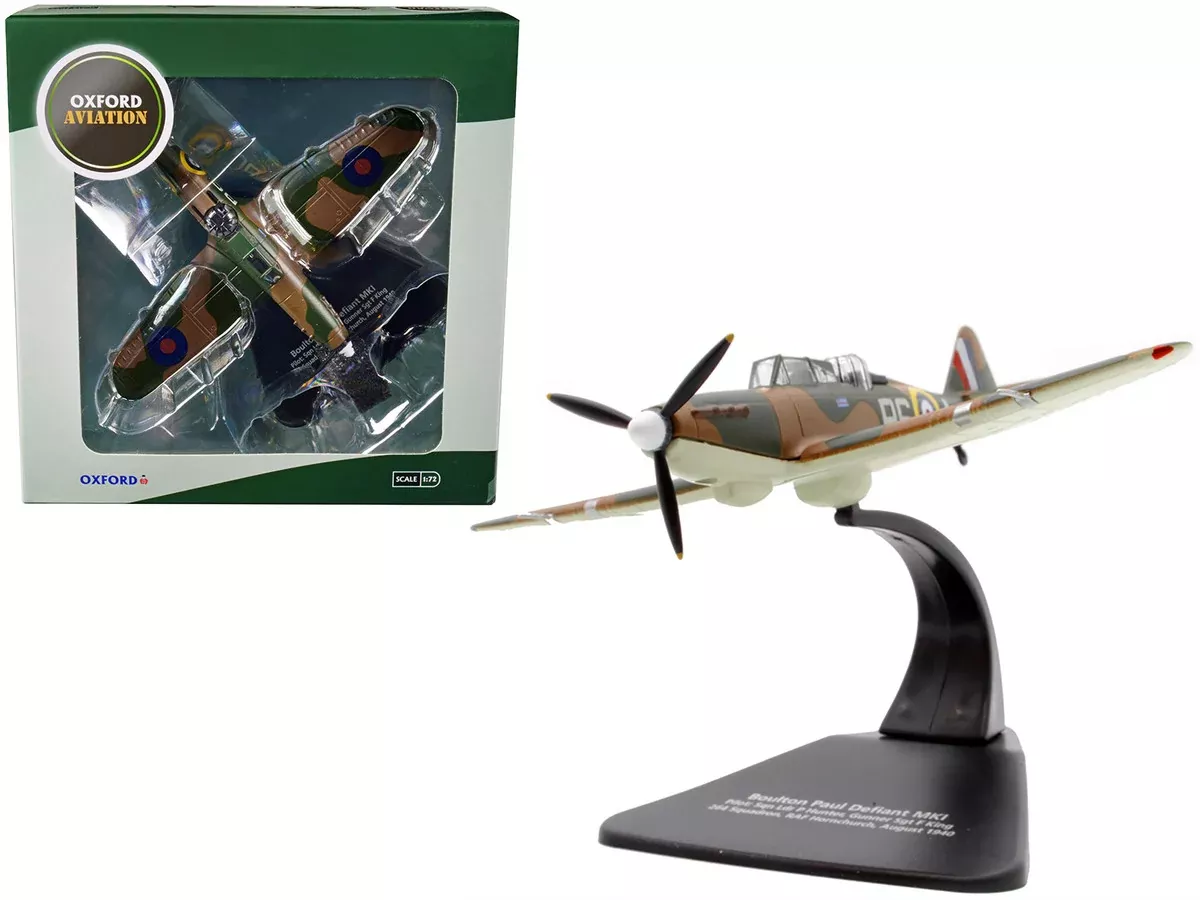 Boulton Paul Defiant MK I Fighter Plane Pilot: Sqn Ldr P Hunter Gunner