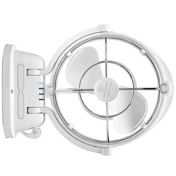 caframo-sirocco-ii-3-speed-7-quot-gimbal-fan-white-12-24v Caframo Sirocco II 3-Speed 7" Gimbal Fan - White - 12-24V
