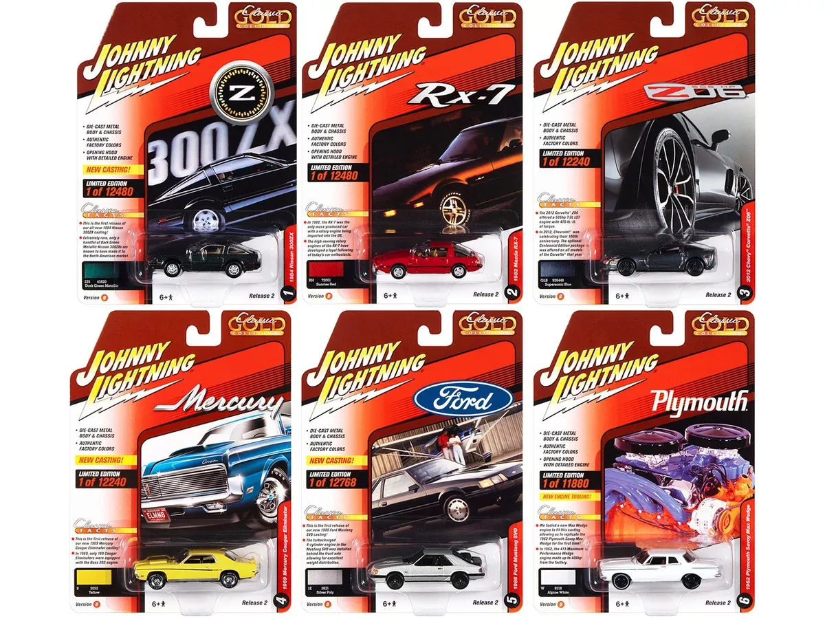 "Classic Gold Collection" 2022 Set B of 6 Cars Release 2 1/64 Diecast