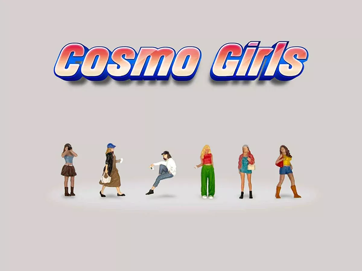 cosmo-girls-6-piece-diecast-figure-set-6-figures-limited-edition-f "Cosmo Girls" 6 piece Diecast Figure Set (6 Figures) Limited Edition f