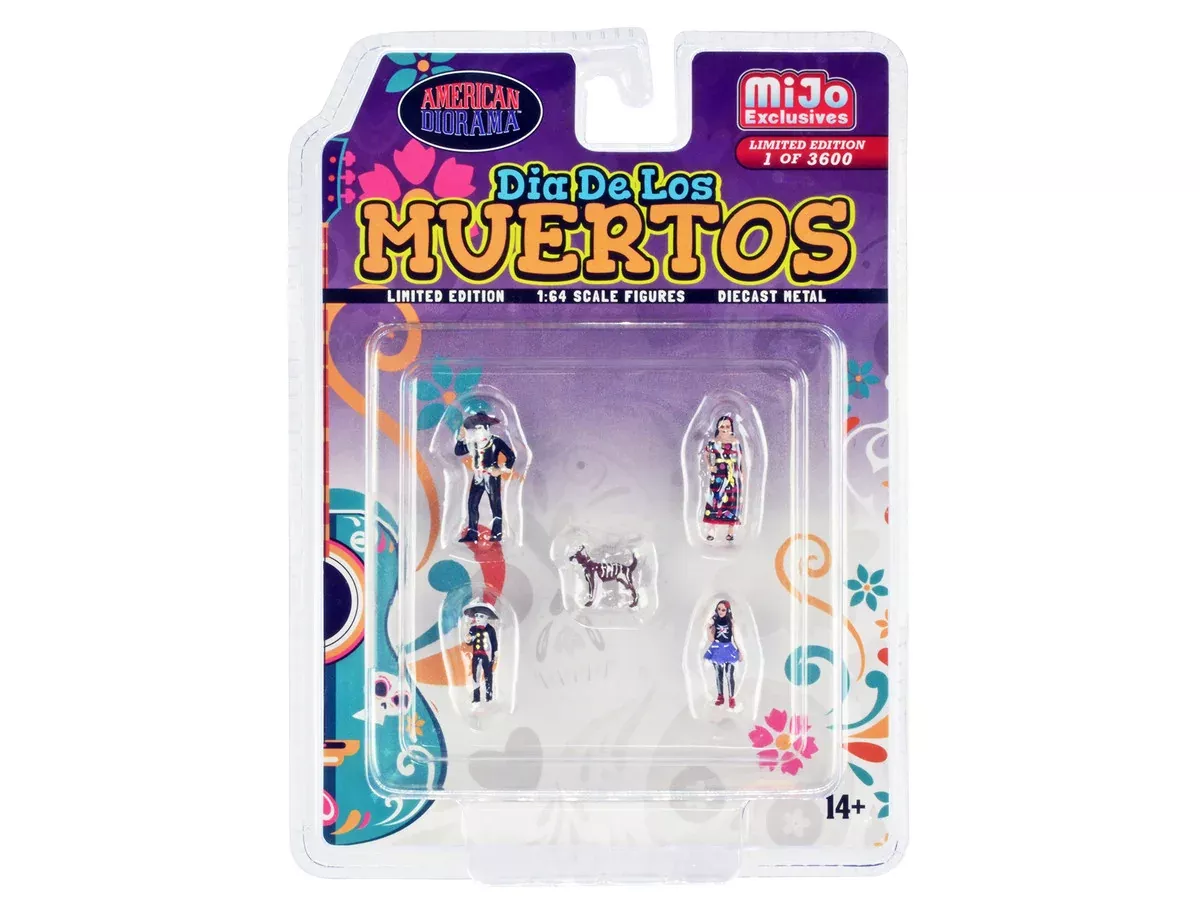 dia-de-los-muertos-5-piece-diecast-set-2-adults-2-children-1-dog-fi "Dia de los Muertos" 5 piece Diecast Set (2 Adults 2 Children 1 Dog Fi