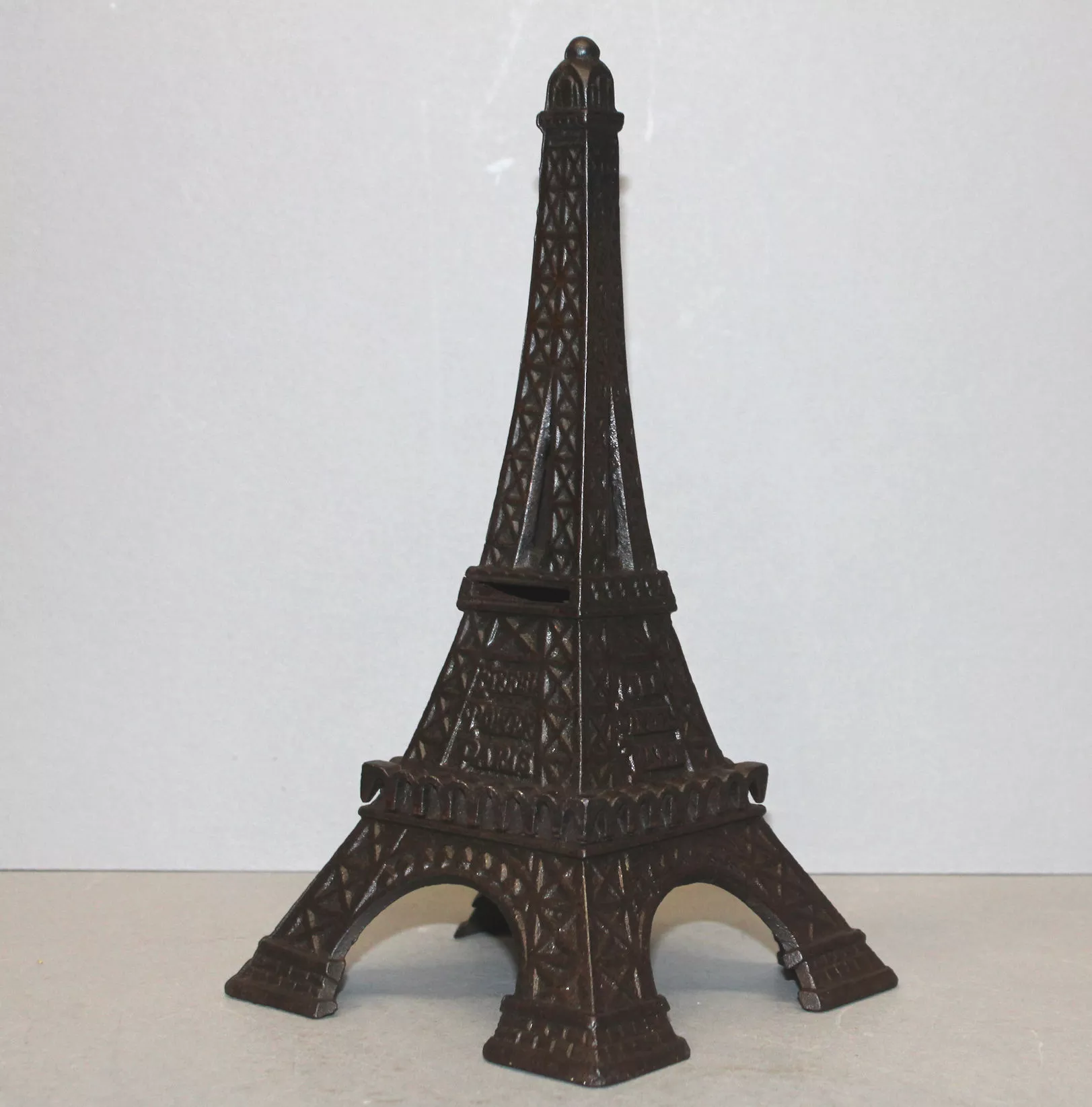 eiffel-tower-cast-iron-still-bank-rare-variation-bargain-john-s-antiques "Eiffel Tower" Cast Iron Still Bank, Rare Variation - Bargain John's Antiques