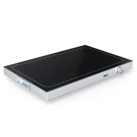 Electric Warming Tray with Adjustable Temperature and Built-In Handles