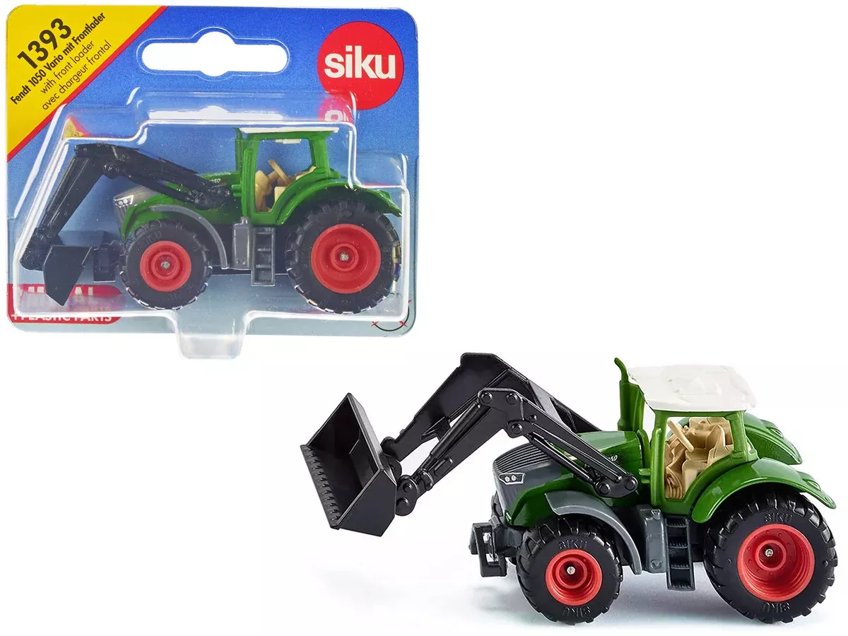 fendt-1050-vario-tractor-with-front-loader-green-with-white-top-diecas Fendt 1050 Vario Tractor with Front Loader Green with White Top Diecas