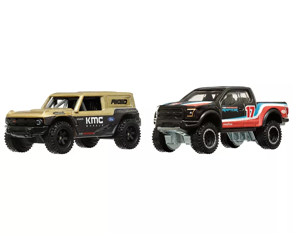 ford-bronco-r-gold-metallic-black-2017-ford-f-150-raptor-picku Ford Bronco R Gold Metallic and Black and 2017 Ford F-150 Raptor Picku