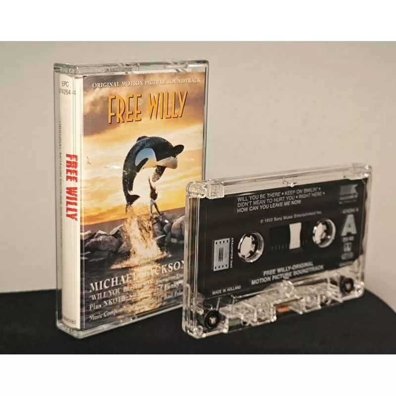 free-willy-original-soundtrack-michael-jackson-3t-basil-poledouris-original-1993 "Free Willy Original Soundtrack" (Michael Jackson, 3T, Basil Poledouris) Original 1993 pressing