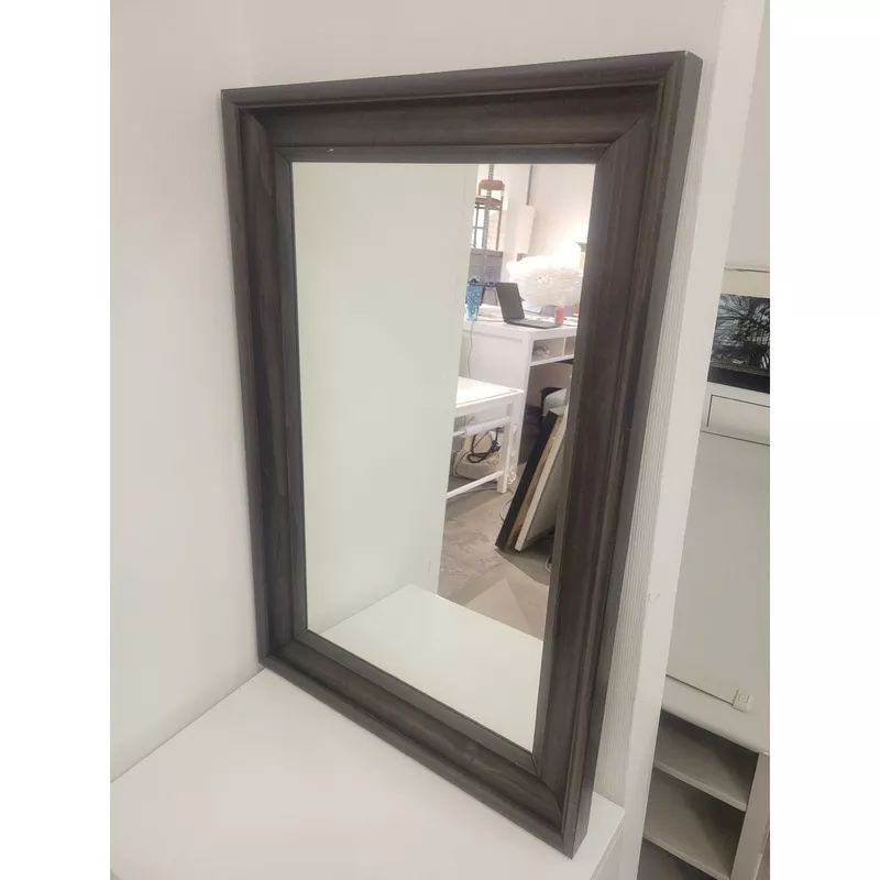 'Hemnes' Brown Wood Mirror - AS IS