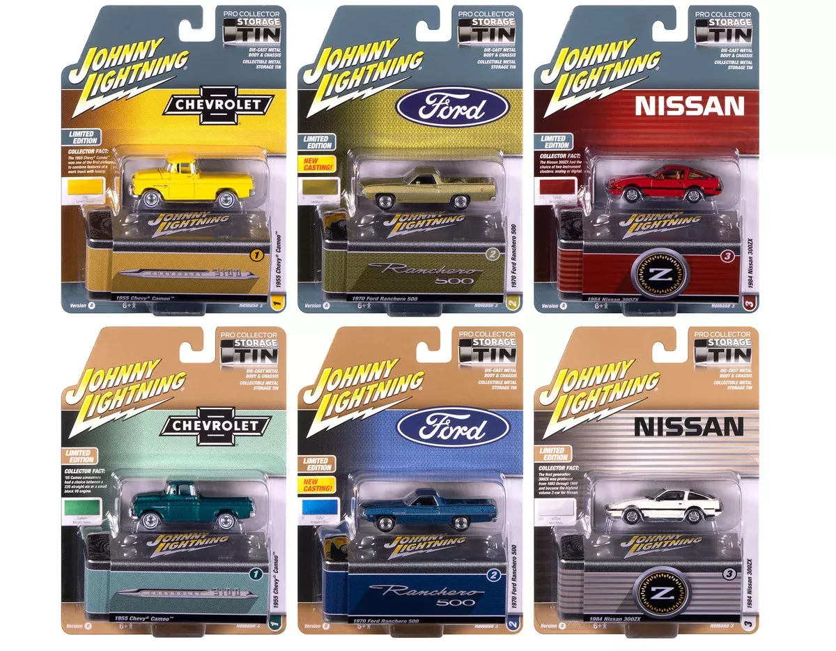 johnny-lightning-collector-s-tin-2025-set-6-cars-release-3-limited Johnny Lightning Collector's Tin 2025 Set of 6 Cars Release 3 Limited