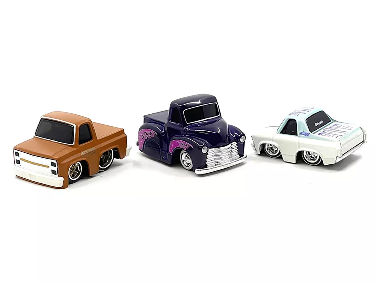 kustoms-series-4-chevrolet-triple-pack-set-3-cars-diecast-model-c "Kustoms" Series 4 Chevrolet Triple Pack Set of 3 Cars Diecast Model C