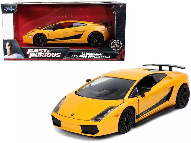 lamborghini-gallardo-superleggera-yellow-with-black-stripes-fast-fu Lamborghini Gallardo Superleggera Yellow with Black Stripes "Fast & Fu