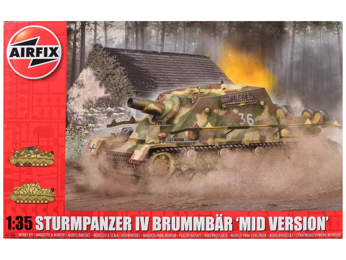 level-3-model-kit-sturmpanzer-iv-brummbar-mid-version-tank-with-2-sc Level 3 Model Kit Sturmpanzer IV Brummbar "Mid Version" Tank with 2 Sc