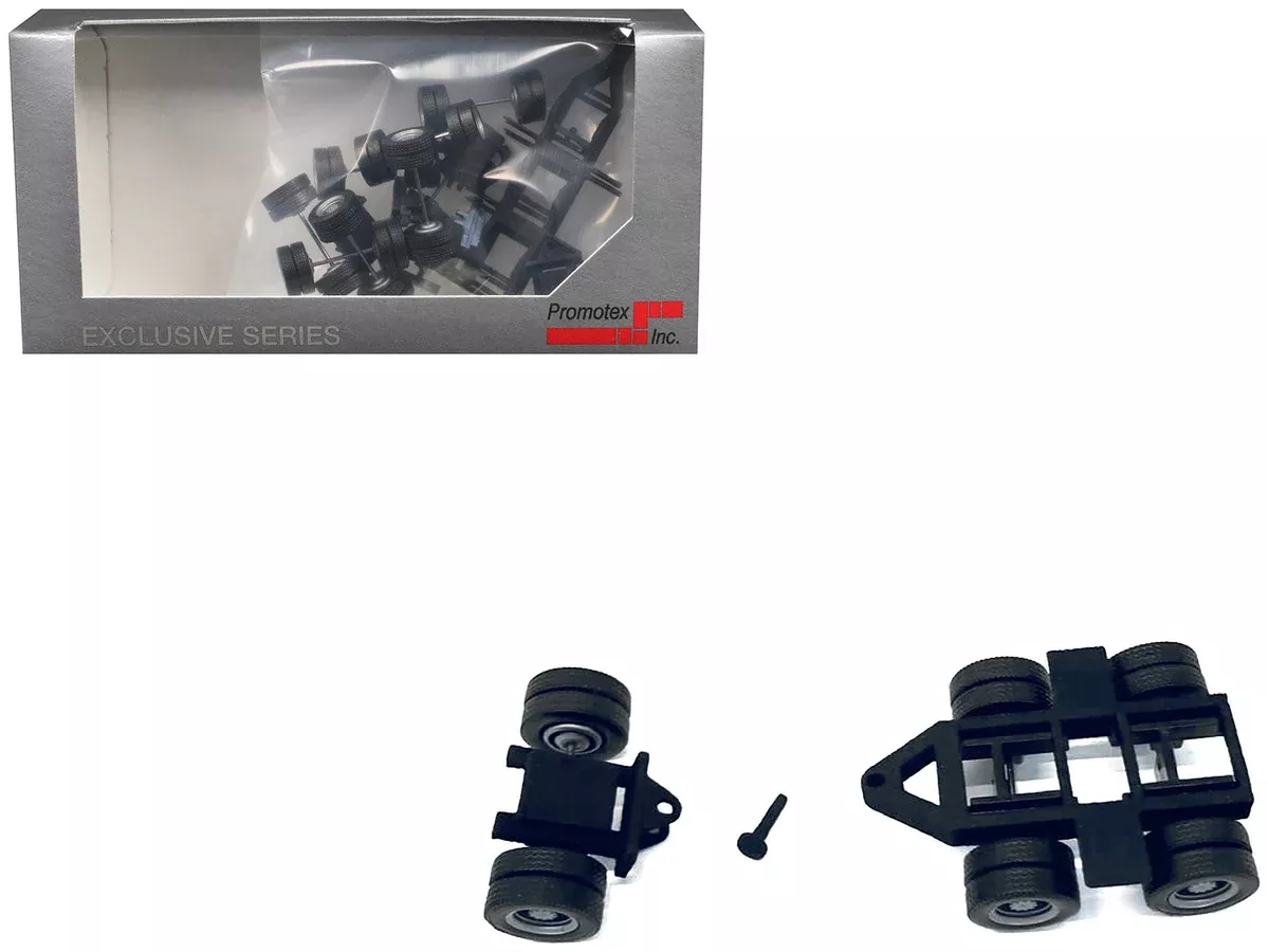 lowboy-dual-axle-booster-with-integrated-rear-axle-2-sets-1-87-ho Lowboy Dual Axle Booster with Integrated Rear Axle (2 Sets) 1/87 (HO)