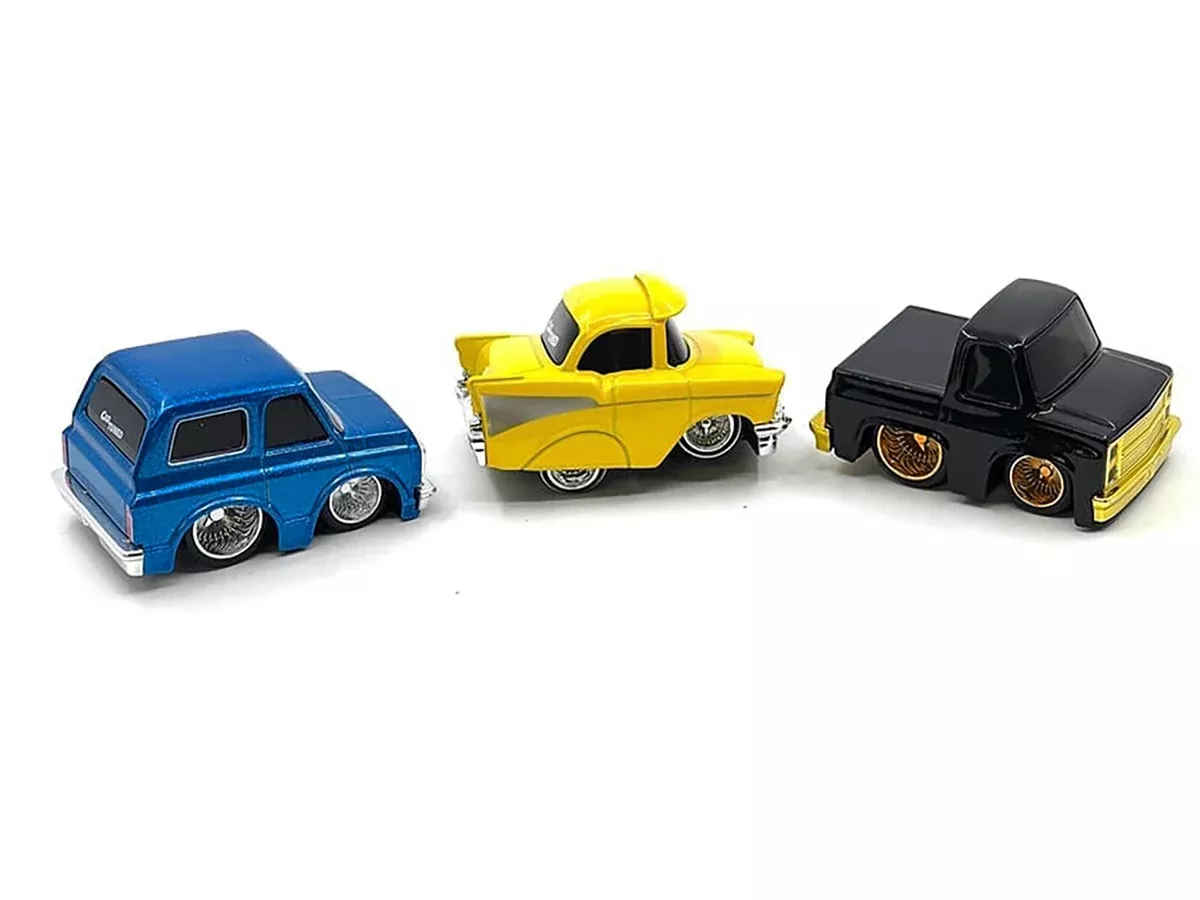 lowriders-series-2-chevrolet-triple-pack-set-3-cars-diecast-model "Lowriders" Series 2 Chevrolet Triple Pack Set of 3 Cars Diecast Model
