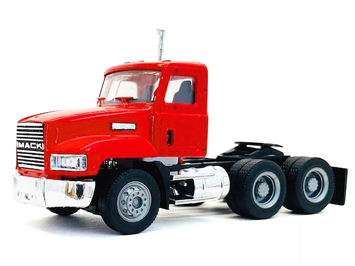mack-603-short-day-cab-red-1-87-ho-plastic-model-car-by-promotex Mack 603 Short Day Cab Red 1/87 (HO) Plastic Model Car by Promotex