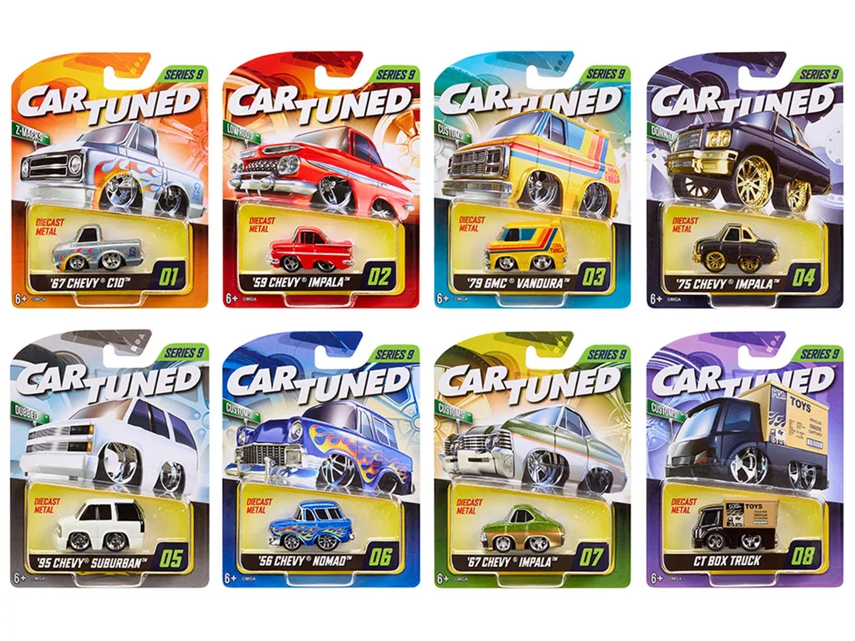 mainline-2026-series-9-set-8-pieces-diecast-model-cars-by-cartune "Mainline" 2026 Series 9 Set of 8 Pieces Diecast Model Cars by CarTune