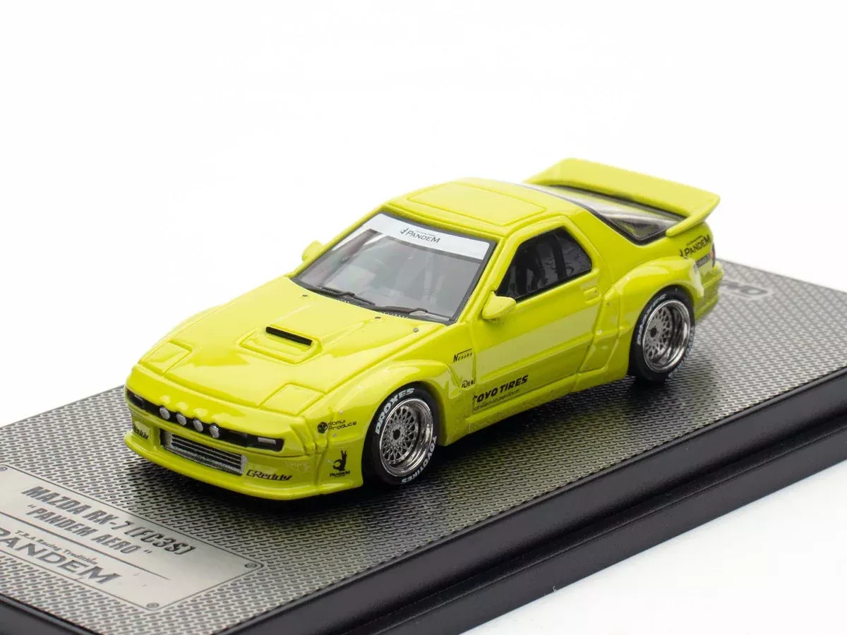 mazda-rx-7-fc3s-pandem-aero-rhd-right-hand-drive-lime-green Mazda RX-7 (FC3S) "Pandem Aero" RHD (Right Hand Drive) Lime Green "The